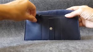Кошелёк - купюрник Natali от POHVALIN leather works, видеообзор