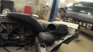 Toyota Mark II вытяжка лонжерона разбираю донора