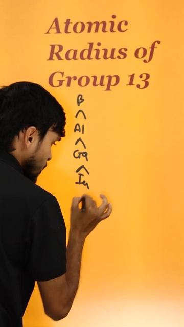 Atomic Radius of Group 13 - Tricks to Remember Periodic Table Group Wise #Shorts #Magnetbrains