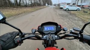 Roliz Vertigo Sport 125!!! Мотопрогулка на новой Альфе в январе при 0 градусов!