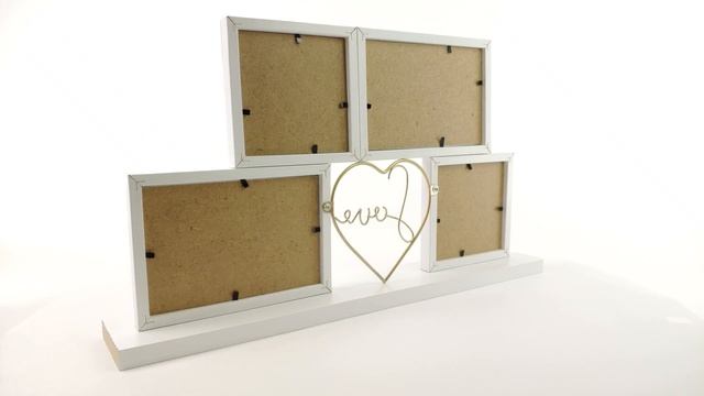 Настольная мультирамка BB-7050 2 фоторамки 10x10; 2 фоторамки 10x15, LOVE смотреть онлайн