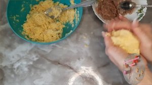 Зразы из сырого картофеля с мясным фаршем