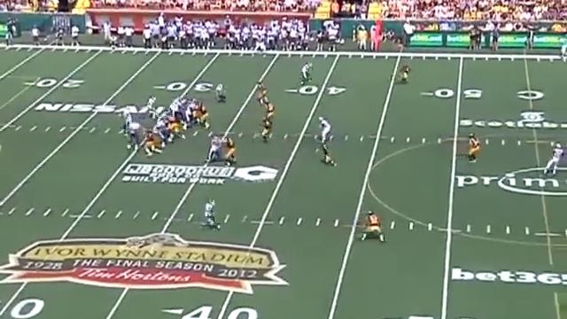 Armando Murillo DB - 2012 CFL Highlights - Hamilton Tiger Cats