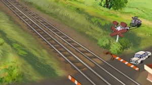 Видеоролик 4 для детей по безопасности на железной дороге