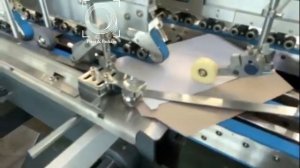 Поворот заготовки на 90 градусов на фальцевально склеивающей машине