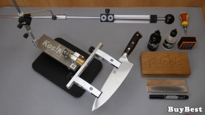 Заточка шеф ножа Xinzuo на точилке KosiM