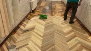 Циклевка и лакировка паркета в ВМА имени С.М. Кирова