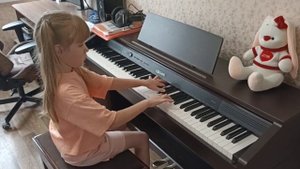 Колыбельная С.Майкапар из учебника "Школа игры на фортепиано".