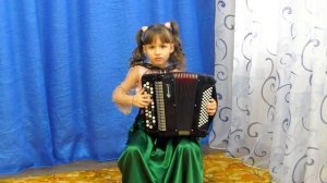 Баянистке Насте Кливитенко всего 6 лет!!! Ю.Гаврилов "Детская сюита"