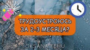 Каковы Шансы на трудоустройство за 2-3 месяца?