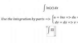 Calculus Help: Integral lnx dx - Integration by parts