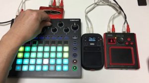 #004 Novation Circuit, Korg mini kaoss pad 2S, Korg Kaoss pad mini-KP