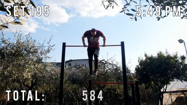1000 MUSCLEUPS in 5 hrs/333 sets (w/ reps counter and timestamps) смотреть онлайн