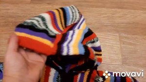 Из остатков пряжи