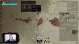 EVE Onlain Копаю руду на Ретривере