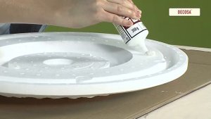 Установка розеток из полиуретана 2. Decorra.com.ua