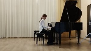 И.Бах ХТК, 1т.Прелюдия и фуга с-moll, А.Хачатурян "Токката", исполняет Чистякова Александра