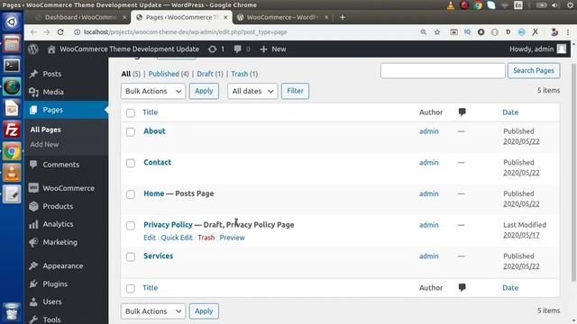 Wordpress WooCommerce Theme Development Tutorials #20 Install WooCommerce & Create Default Pages