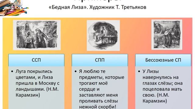 Союзные и бессоюзные сложные предложения смотреть онлайн