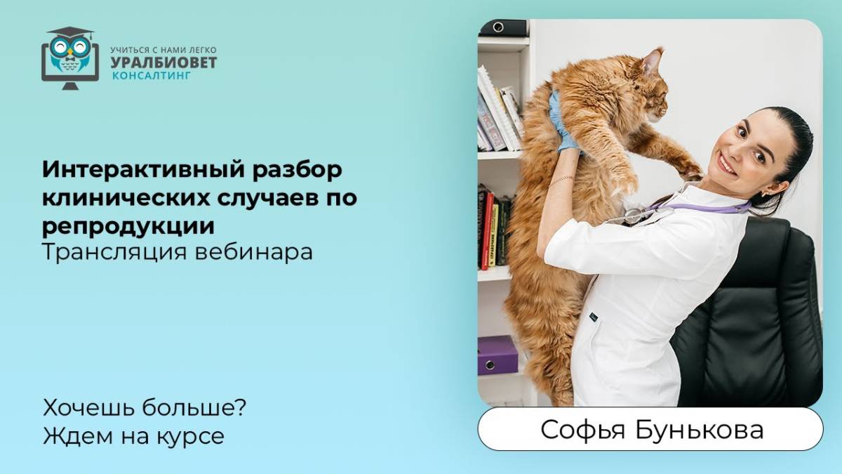 Трансляция вебинара Интерактивный разбор клинических случаев по репродукции с Софьей Буньковой