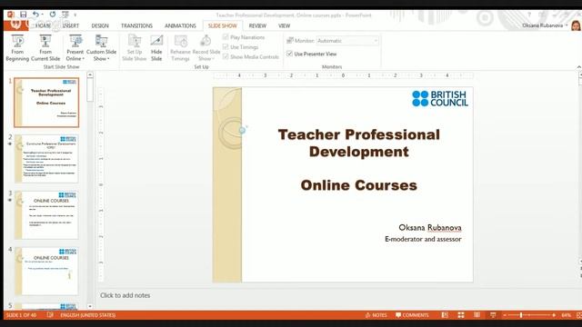 Teacher Professional Development. Online Courses (Oksana Rubanova) смотреть онлайн