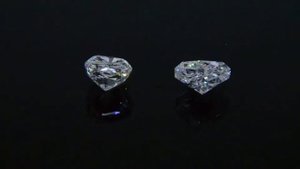 2 00 Ct  Cushion Cut Diamond, Color D, Clarity SI2 EGL Certified and 1 82 ct  Cushion Cut, Color H,