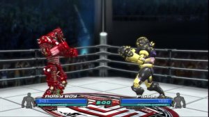 REAL STEEL-ЗАКЛЯТЫЙ ВРАГ (NOISY BOY vs PIGSY) ЖИВАЯ СТАЛЬ