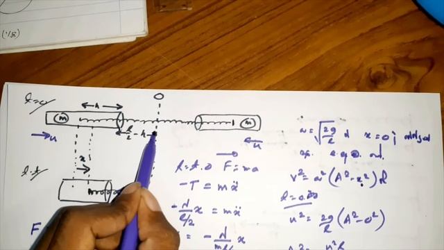 Harmonic Motion Solved Problems | අනුවර්තීය චලිතය විසඳූ ගැටළු #05 смотреть онлайн