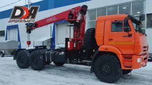 Седельный тягач вездеход - это здорово! А тягач с КМУ это вдвойне эффективно!