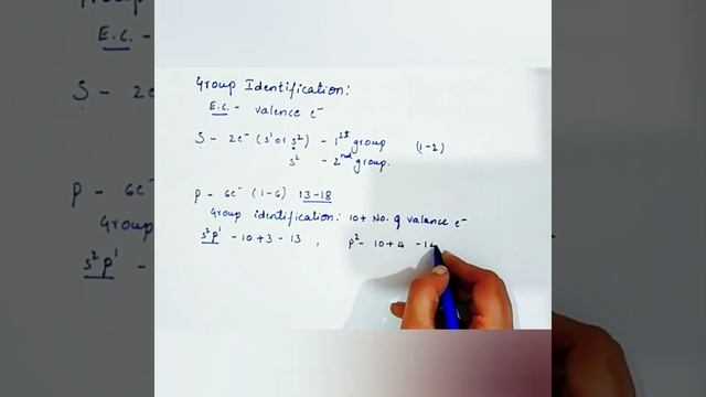 Answer Quickly Electronic configuration and Group identification Most Asked Question in Chemistry
