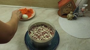 РЕЦЕПТ Салат с ЖАРЕНОЙ КОЛБАСОЙ.