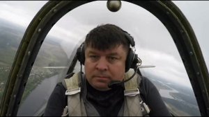 Первый полет на ЯК-52. Аэродром Волжанка.