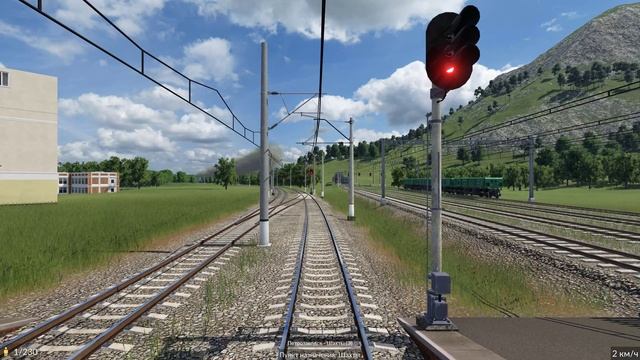 Transport Fever 2 - Сибирия. Поездка на электропоезде по маршруту "Петрозаводск - Шахты" смотреть онлайн