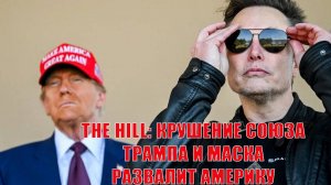 The Hill: крушение союза Трампа и Маска развалит Америку