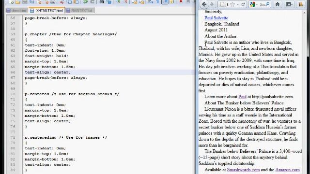 eBook Formatting Tutorial for MOBI and EPUB (2/3)