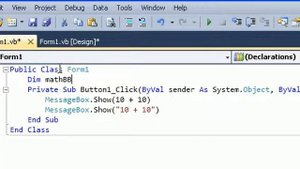 Visual Basic Урок 5 - математически операции