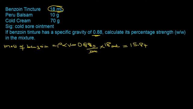 Pharmacy Calculations|Percentage Strength Calculations Weight-in-Weight Examples смотреть онлайн