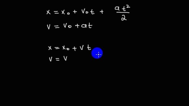 Механика | кинематика на плоскости | "основные формулы кинематики" в векторном виде | 1 смотреть онлайн