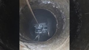 Бестраншейная замена канализационной трубы.