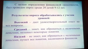 Всероссийская акция "Я-гражданин России", тема: Деньги в жизни ребенка