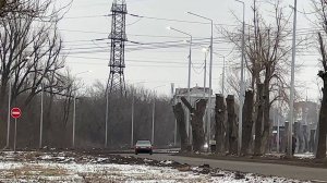 Югорчане установили освещение на стратегической трассе Макеевка - Ясиноватая