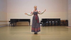 "Залетела вольна пташечка"- хороводная песня. Янаки Милена.