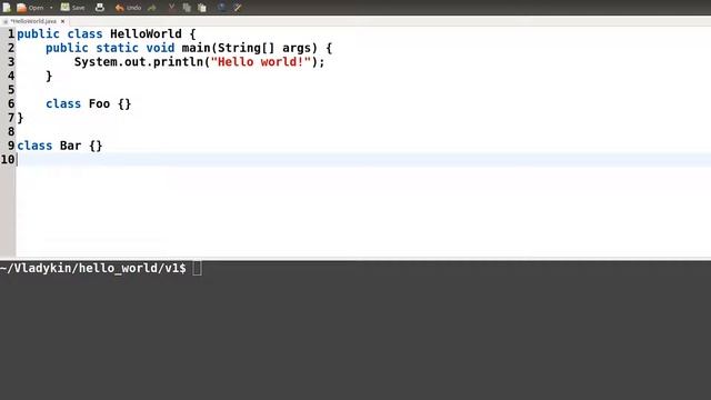 Базовый курс Java - #4 урок. Пишем Hello World