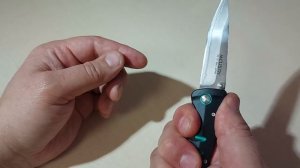 Нож MCUSTA  Katana. Черный/зеленый