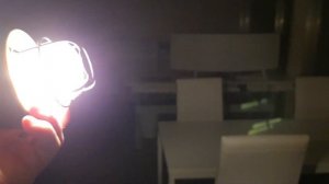 Nitecore LR40 camping light - beamshots