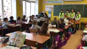 Агитбригада по БДД "Зимняя опасность"