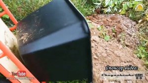 Тележка самосвал в действии