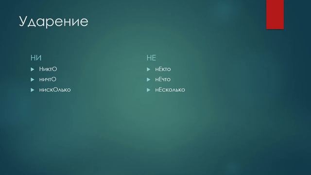 не ни в местоимениях смотреть онлайн