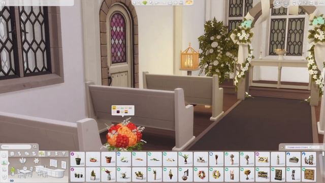 Свадебная церковь💒│Windenburg #4│Wedding Church│SpeedBuild│Строительство│NO CC [The Sims 4]