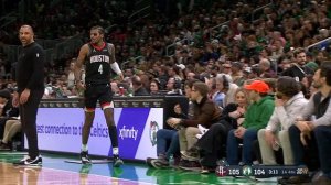 Final 5:44 CRAZY ENDING!  Celtics vs Rockets | January 27, 2025